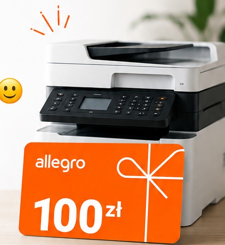 Drukarka i bon 100 zł Allegro